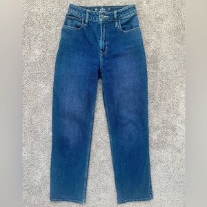 Hollister Ultra High-Rise Dad Jean Classic Blue Denim Vintage Stretch 23R 000R